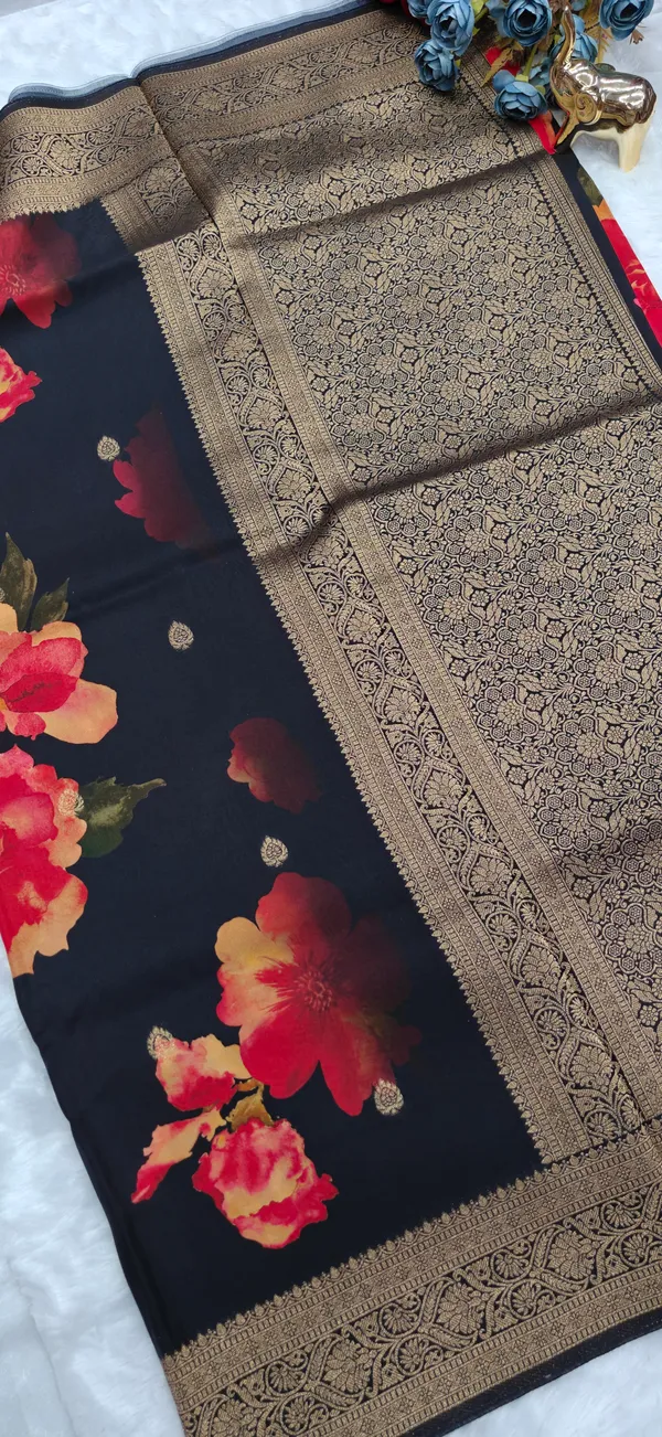 Yellow_Pure_Viscose_Silk_Saree_For_Women