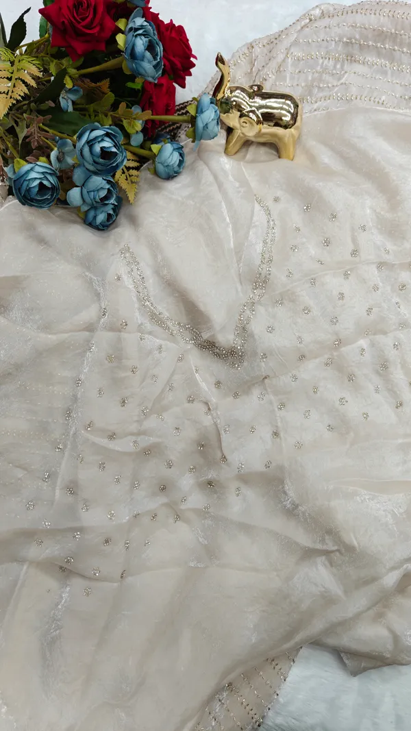 Light_Beige_soft_crush_organza_sequence_work_saree_for_women
