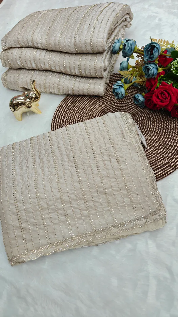 Light_Beige_soft_crush_organza_sequence_work_saree_for_women