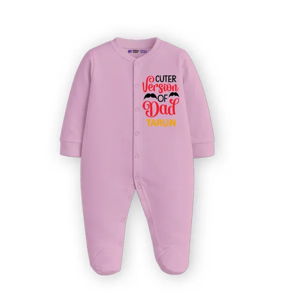 Pink_Cotton_Personalized_Romper_For_Baby