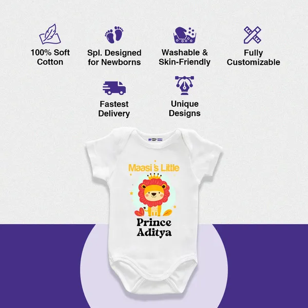 White_Cotton_Customizable_Baby_Romper_With_Lion_Print