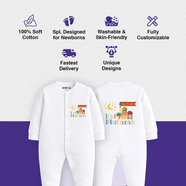 White_Cotton_Eid_Mubarak_Printed_Romper_For_Baby