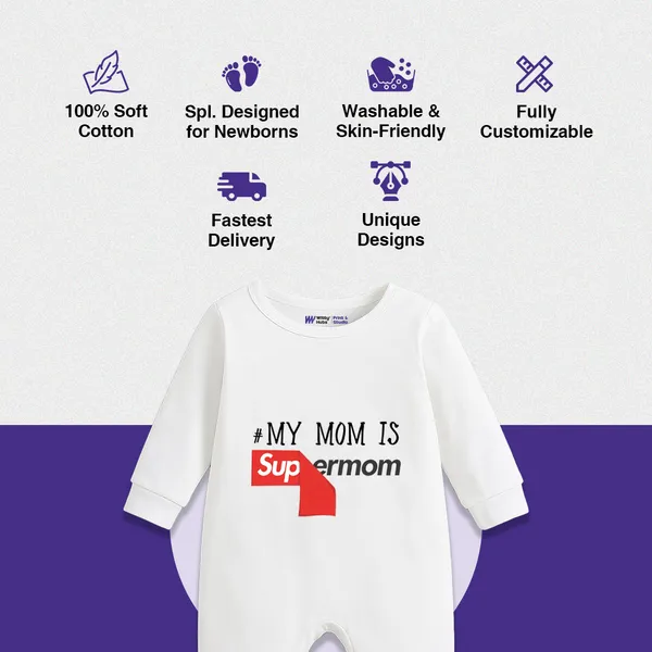 White_Cotton_Supermom_Printed_Full_Sleeve_Romper_For_Newborns