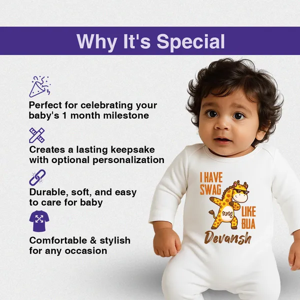 White_Cotton_Swag_Like_Bua_Romper_For_Baby