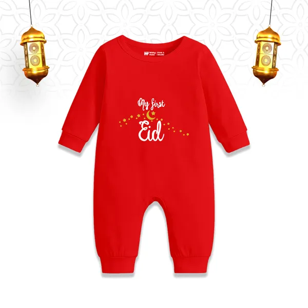 Red_Cotton_My_First_Eid_Romper_For_Baby
