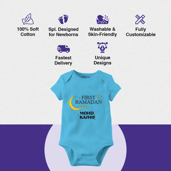 Blue_Cotton_First_Ramadan_Personalized_Baby_Romper