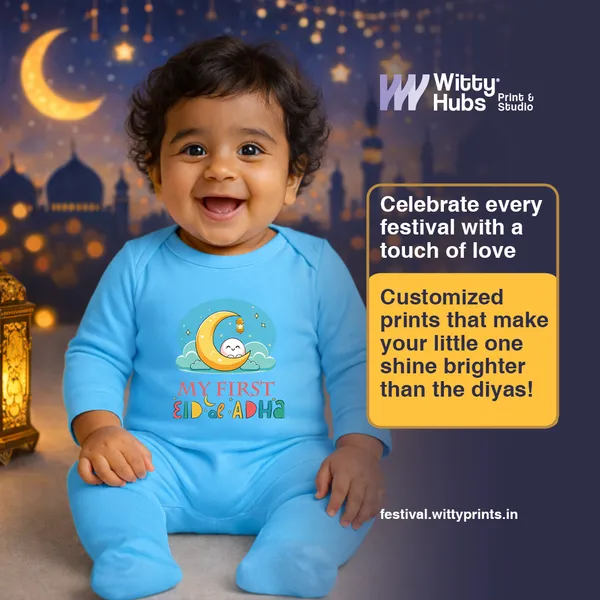 Blue_Cotton_My_First_Eid_Adha_Romper_For_Baby