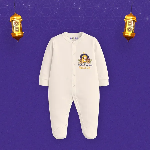 White_Cotton_Full_Sleeve_Romper_For_Baby_With_Eid-Ul-Fitr_Print