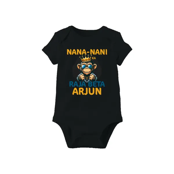 Black_Cotton_Customized_Nana_Nani_Print_Bodysuit_For_Baby