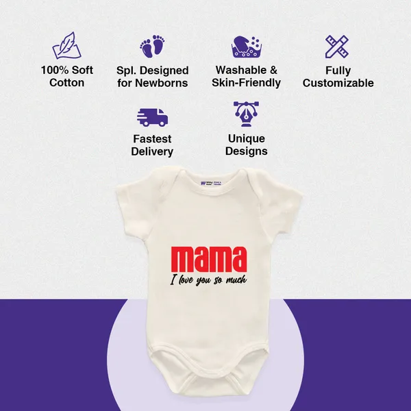 White_Cotton_Mama_Print_Short_Sleeve_Onesie_For_Babies