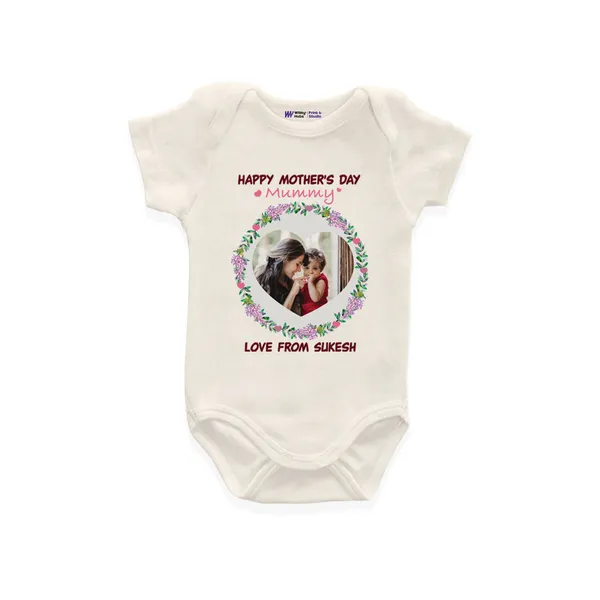 White_Cotton_Customizable_Mother'S_Day_Onesie_For_Baby