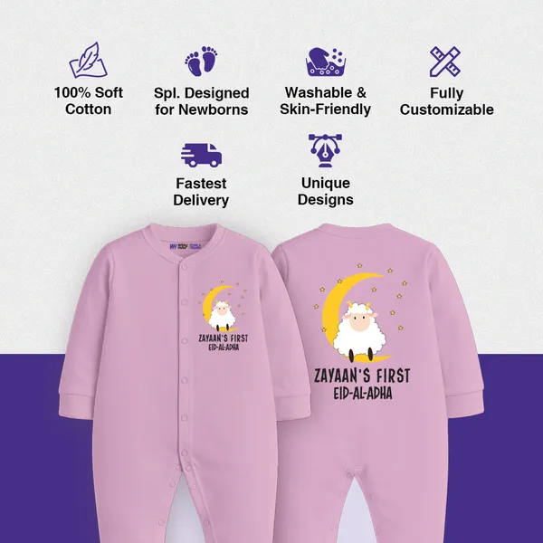 Pink_Customized_First_Eid_Al_Adha_Romper_For_Baby