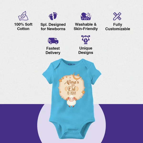 Blue_Cotton_Personalized_Eid_Romper_For_Baby