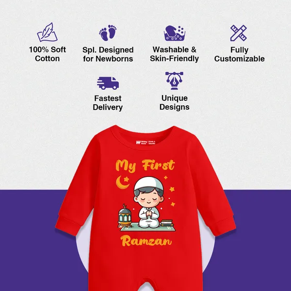 Red_Cotton_My_First_Ramzan_Printed_Romper_For_Baby