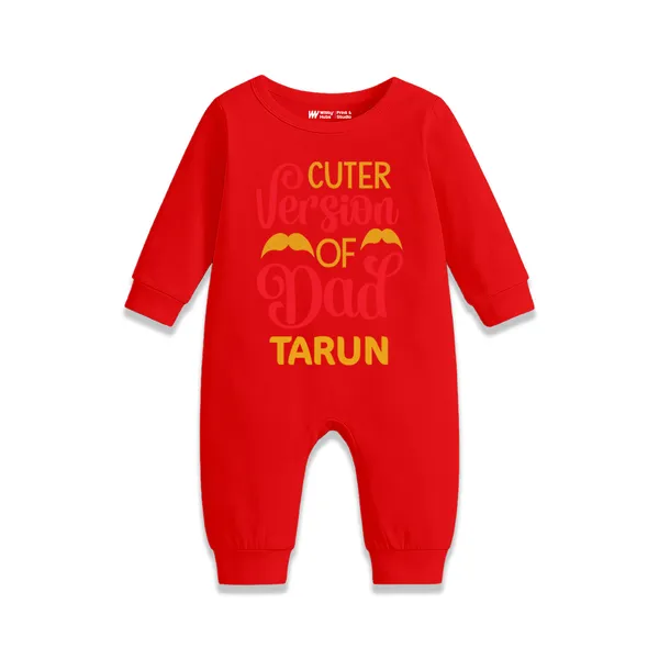Red_Cotton_Cuter_Version_Of_Tarun_Romper_For_Baby