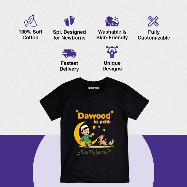 Black_Cotton_Eid_Mubarak_Graphic_Print_T-Shirt_For_Kids