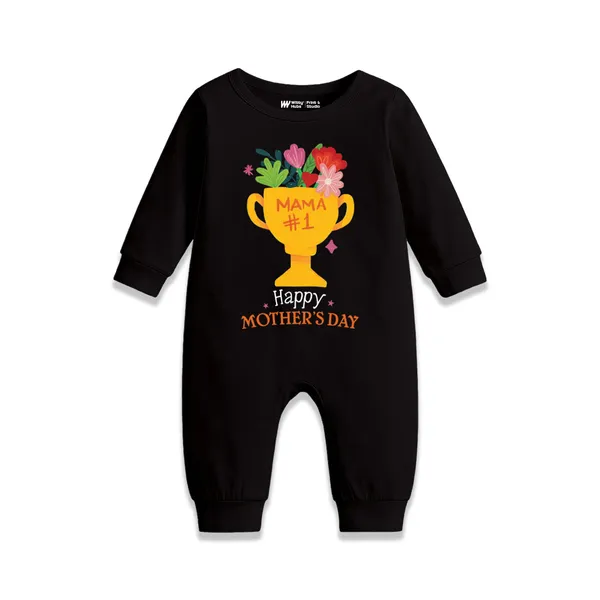 Black_Cotton_Happy_Mother'S_Day_Trophy_Print_Romper_For_Baby