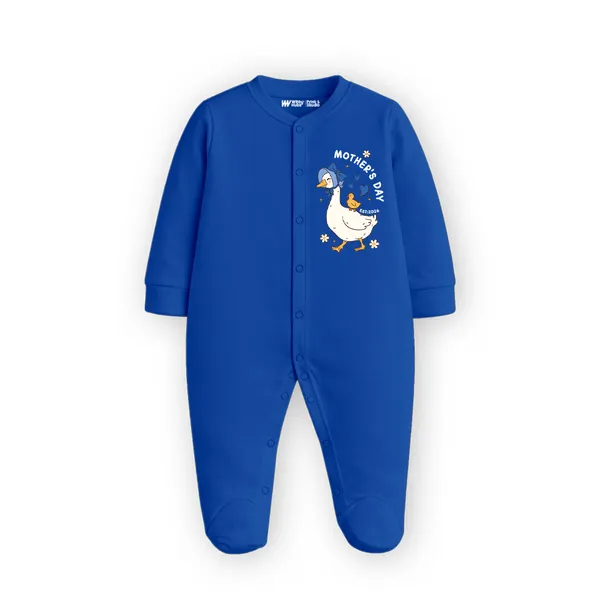 Blue_Cotton_Mother'S_Day_Printed_Romper_For_Baby