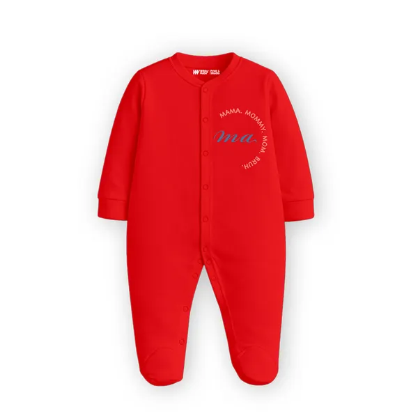 Red_Cotton_Mama_Mummy_Nani_Nanu_Embroidered_Romper_For_Babies