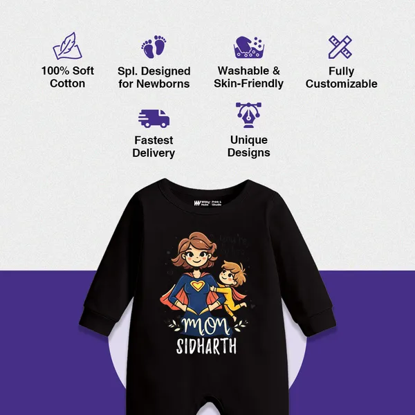 Black_Customized_Mom_Sidharth_Print_Full_Sleeve_Baby_T-Shirt