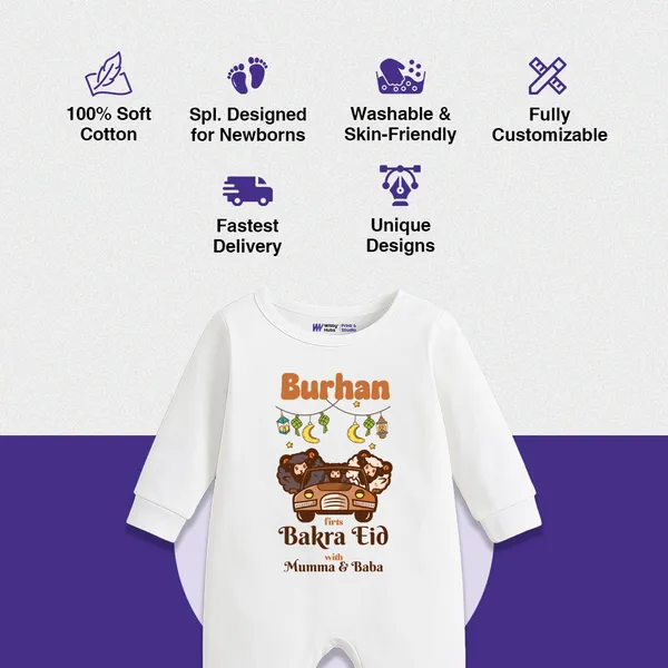 Burhan_Bakra_Eid_Customized_White_Romper_For_Baby