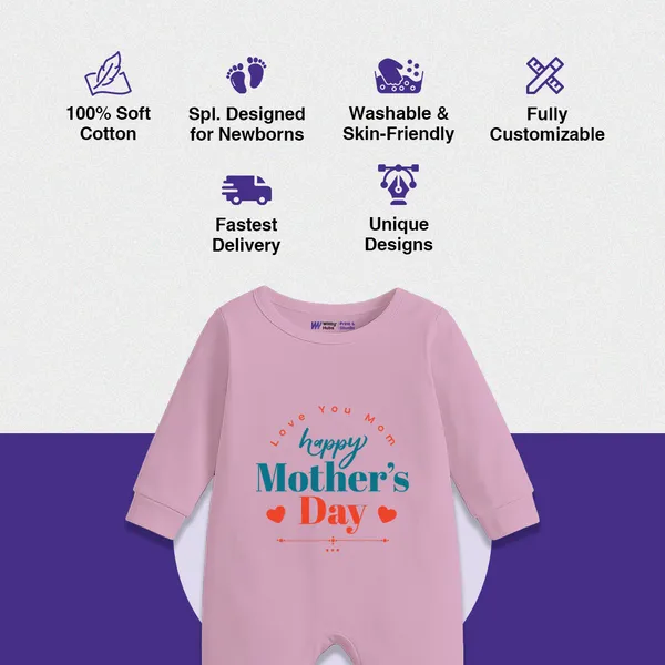 Pink_Cotton_Happy_Mother'S_Day_Romper_For_Baby
