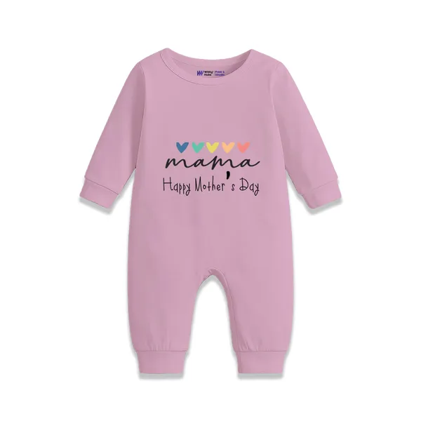 Pink_Cotton_Mama_Happy_Mother'S_Day_Romper_For_Baby