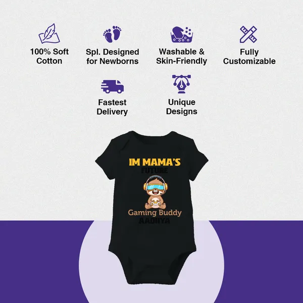 Black_Cotton_Gaming_Buddy_Romper_For_Infants