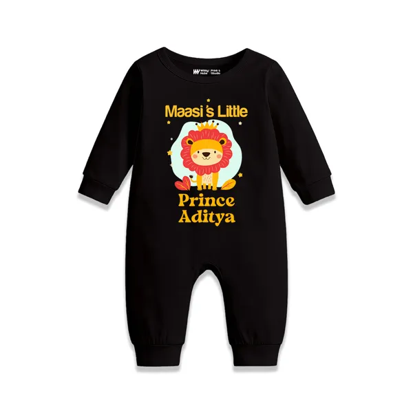 Black_Cotton_Maasi'S_Little_Prince_Personalized_Full_Sleeve_Romper_For_Baby_Boys
