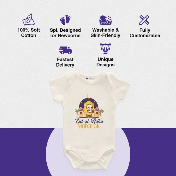 White_Cotton_Eid-Al-Adha_Mubarak_Print_Baby_Onesie