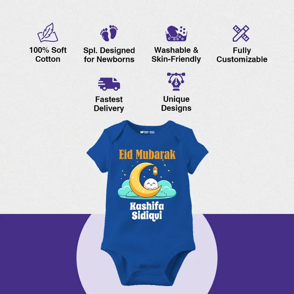 Blue_Cotton_Eid_Mubarak_Customized_Baby_Onesie