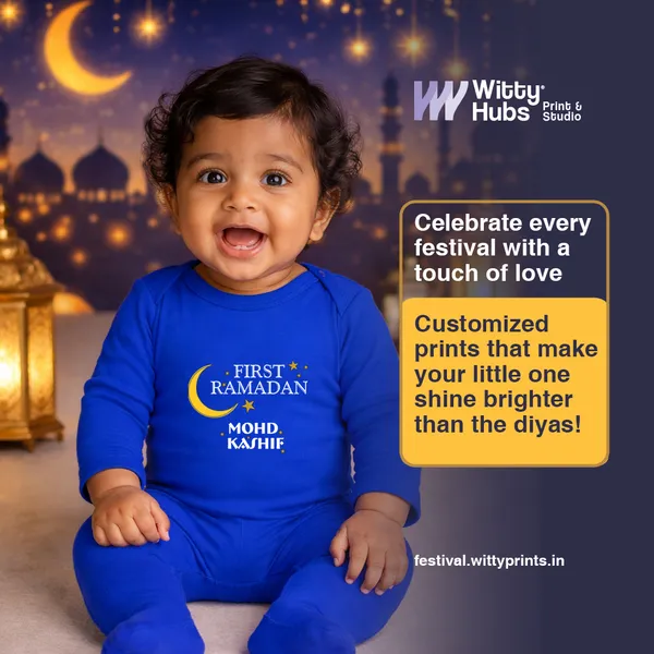 Blue_First_Ramadan_Personalized_Romper_For_Baby