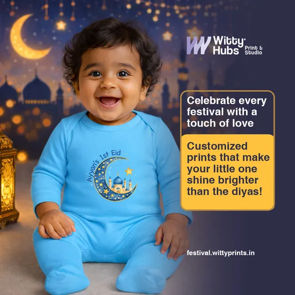 Blue_Crescent_Moon_1St_Eid_Romper_For_Baby