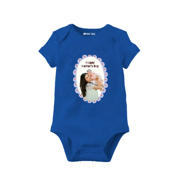 Blue_Personalized_Photo_Print_Cotton_Baby_Bodysuit_For_1_Month_Milestone