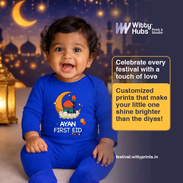Blue_Customized_First_Eid_Romper_For_Baby_Boys