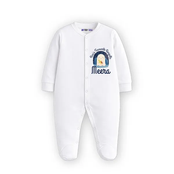 White_Cotton_Full_Sleeve_Romper_For_Newborns_With_Custom_Print