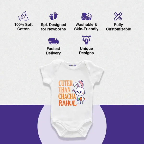 White_Cotton_Cuter_Than_Chacha_Rahul_Printed_Romper_For_Baby