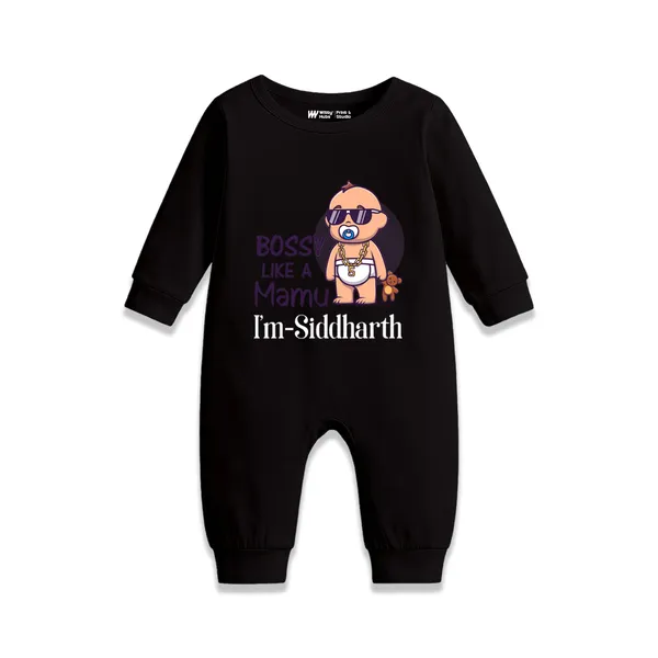 Black_Cotton_Boss_Like_Mamu_Personalized_Romper_For_Baby_Boys