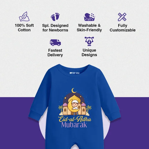 Blue_Cotton_Eid-Al-Adha_Mubarak_Full_Sleeve_Romper_For_Baby