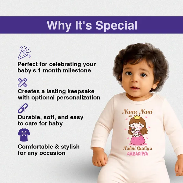 Cream_Personalized_Baby_Romper_With_Princess_Print