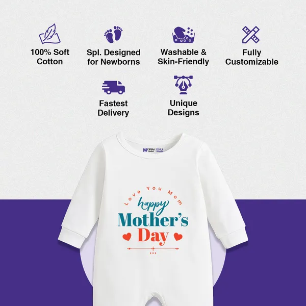 White_Cotton_Happy_Mother'S_Day_Printed_Full_Sleeve_Romper_For_Babies
