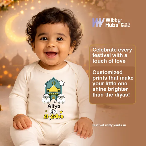 Cream_Personalized_Eid_Al-Adha_Romper_For_Baby