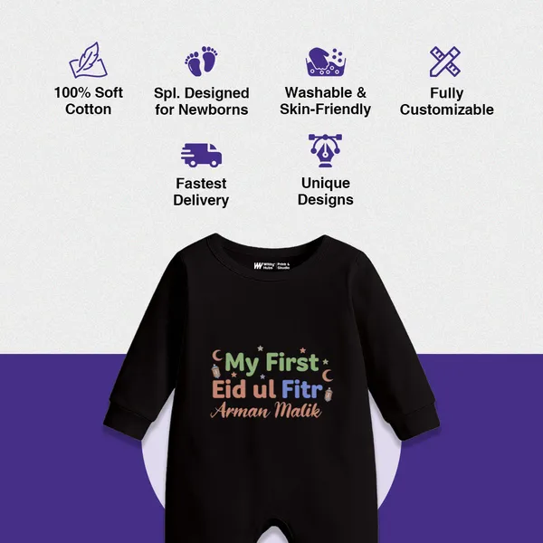 Black_Cotton_My_First_Eid_Ul_Fitr_Personalized_Baby_Romper