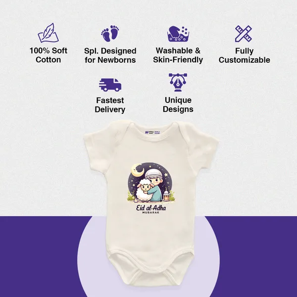 White_Cotton_Eid_Al_Adha_Mubarak_Printed_Baby_Romper