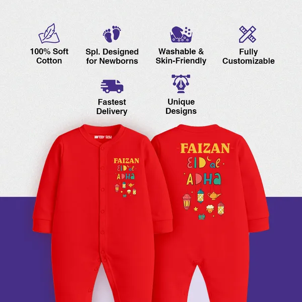 Red_Cotton_Ramadan_Customized_Print_Baby_Romper_For_Newborns