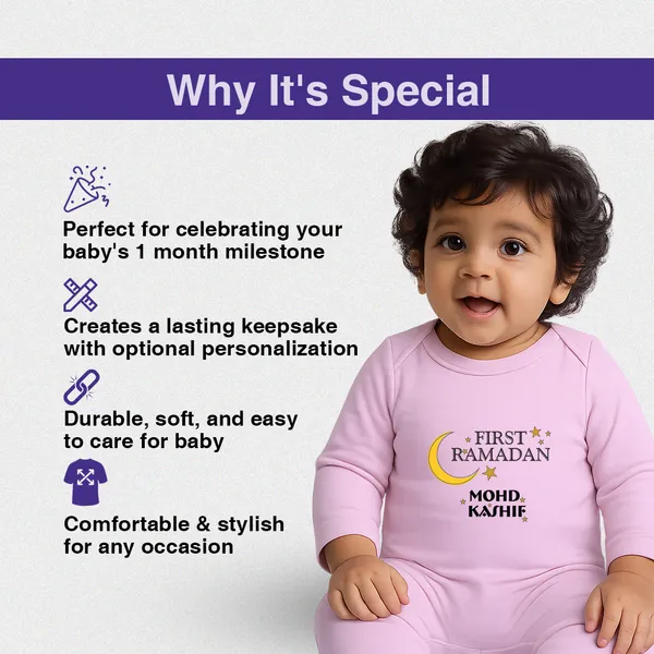 Pink_First_Ramadan_Personalized_Romper_For_Baby