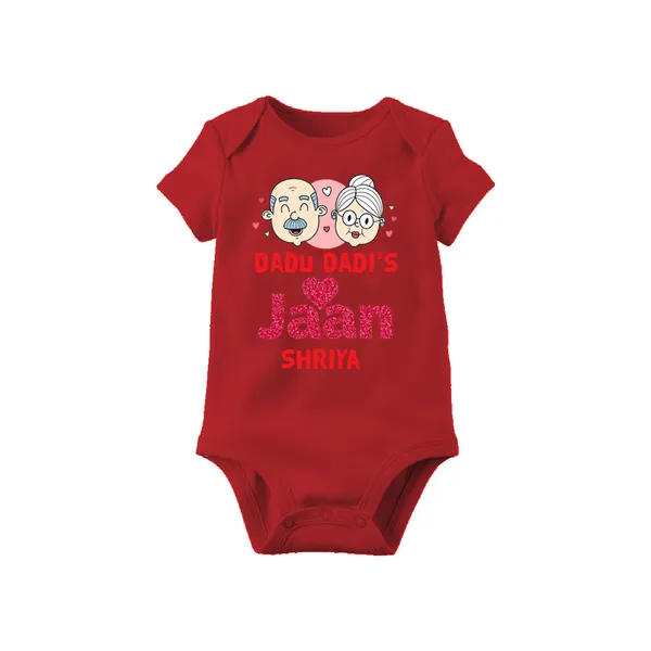 Red_Cotton_Dadu_Dadi'S_Jaan_Personalized_Onesie_For_Babies