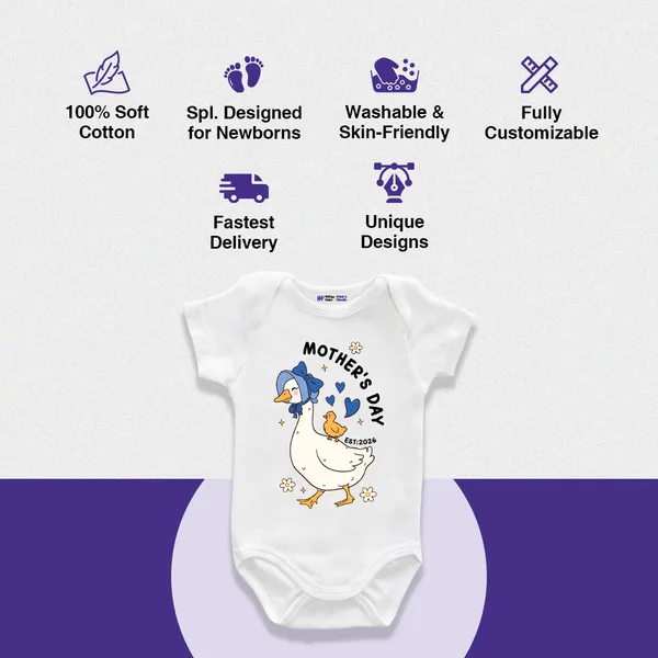 White_Cotton_Mother'S_Day_Printed_Baby_Romper