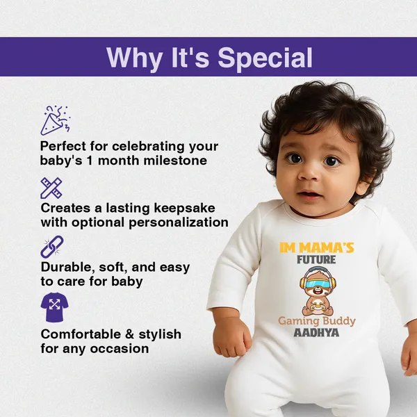 White_Cotton_Gaming_Buddy_Printed_Romper_For_Babies