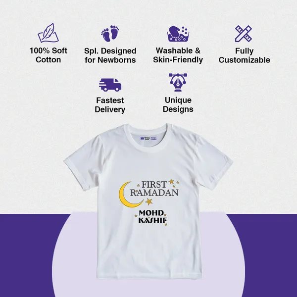 White_Cotton_First_Ramadan_Customized_T-Shirt_For_Baby